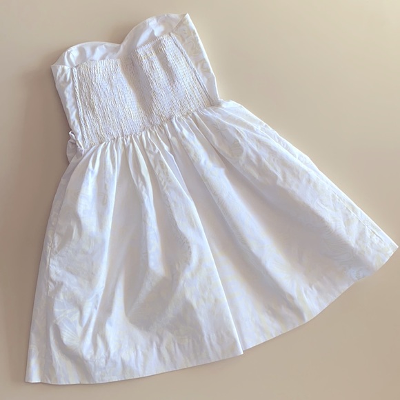 Lilly Pulitzer Henrietta Dress in Resort White XS - Picture 3 of 10